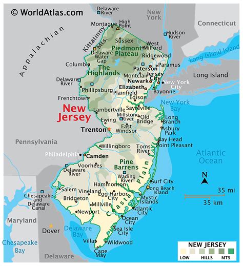 cities in new jersey